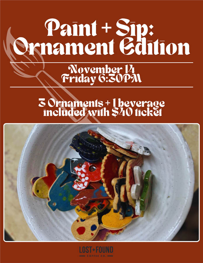 Paint and Sip: Ornaments Edition