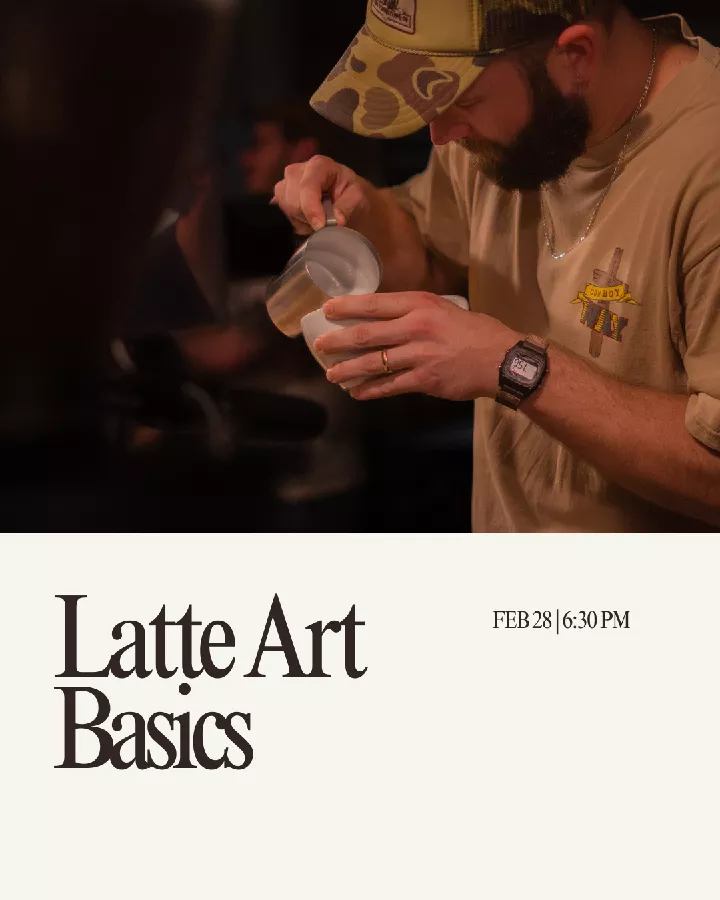 Get Information and buy tickets to Latte Art Basics Workshop  on Lost+Found Coffee Company