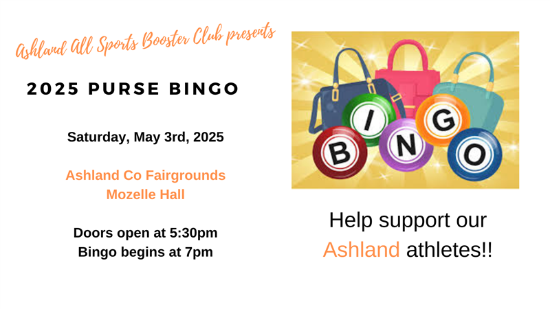 2025 Ashland All Sports Purse Bingo