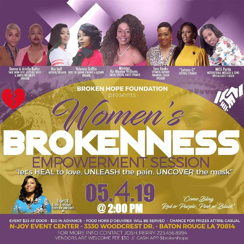 brokenness empowerment session for women