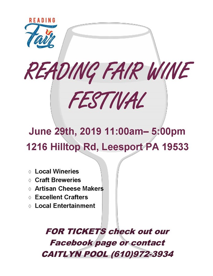 2019 Reading Fair Wine Festival