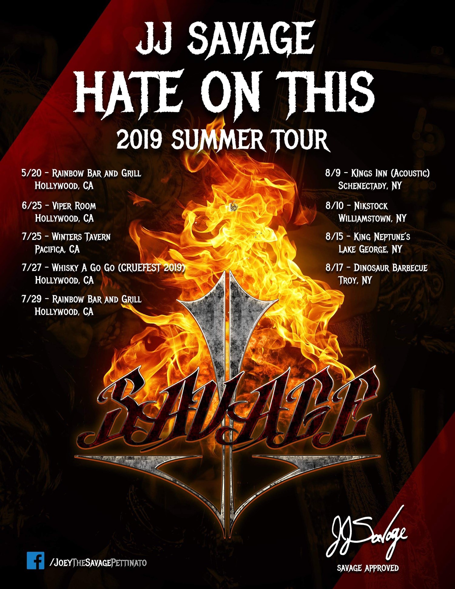 JJ SAVAGE “Hate On This” Tour-Kings Inn-Schenectady, NY image