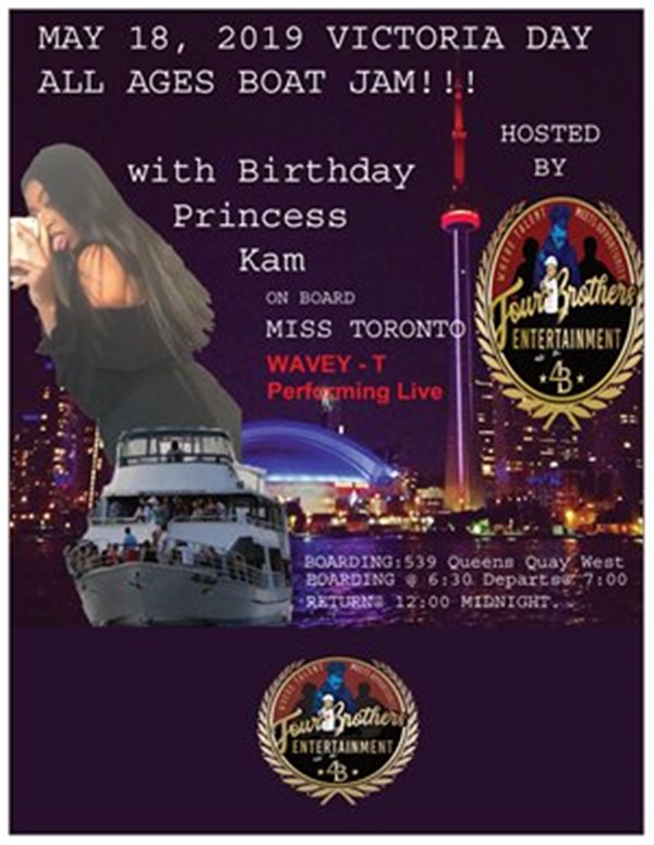 All Ages May 18th 2019 Victoria Day Boat Party & image