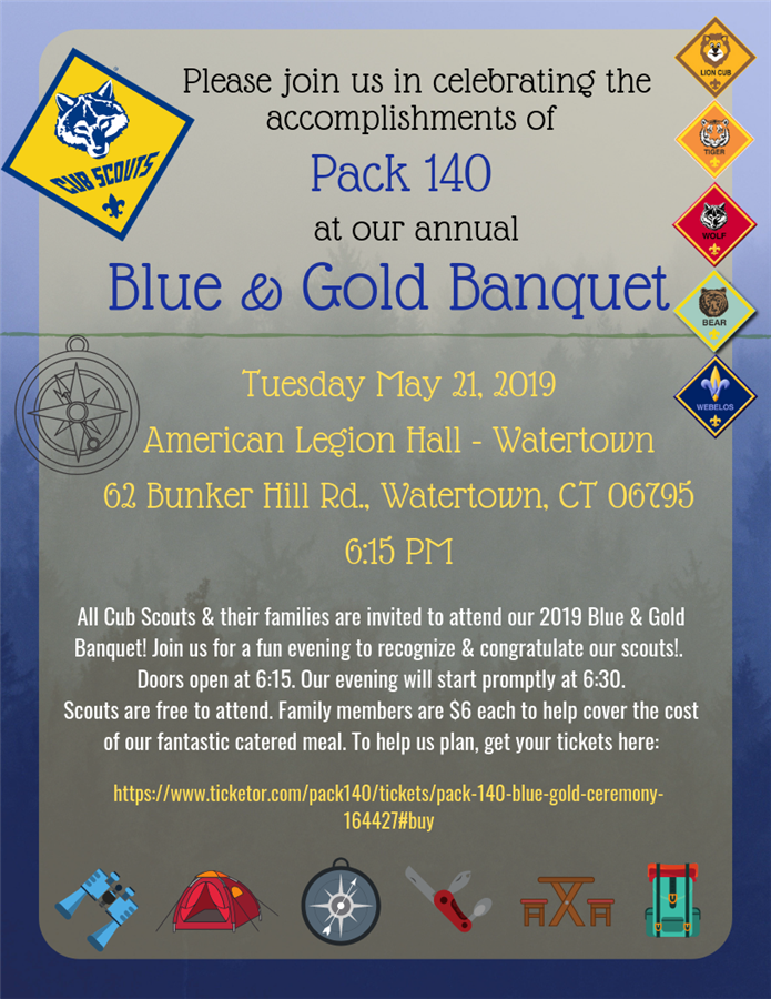 Pack 140 Blue & Gold Ceremony