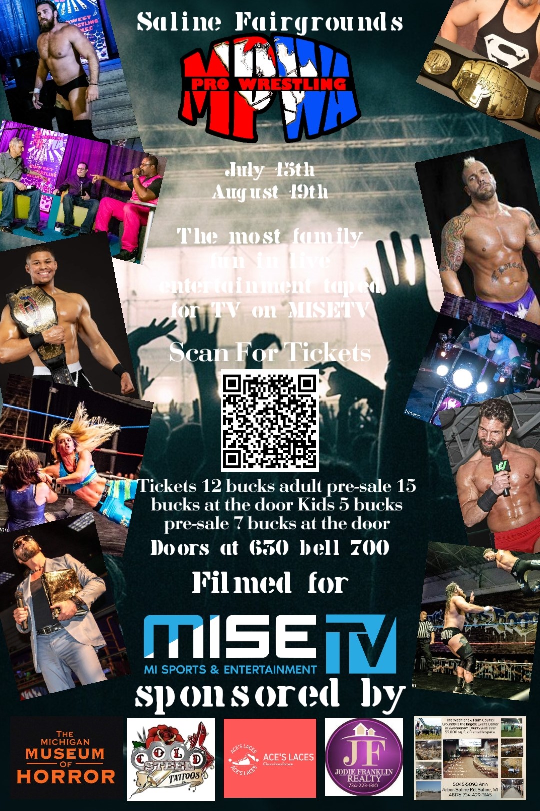 MPWA COLLISION X June 24th on Jun 24, 19:00@Washtenaw Event Center & Fairgrounds - Buy tickets and Get information on Midwest Pro Wrestling Alliance 