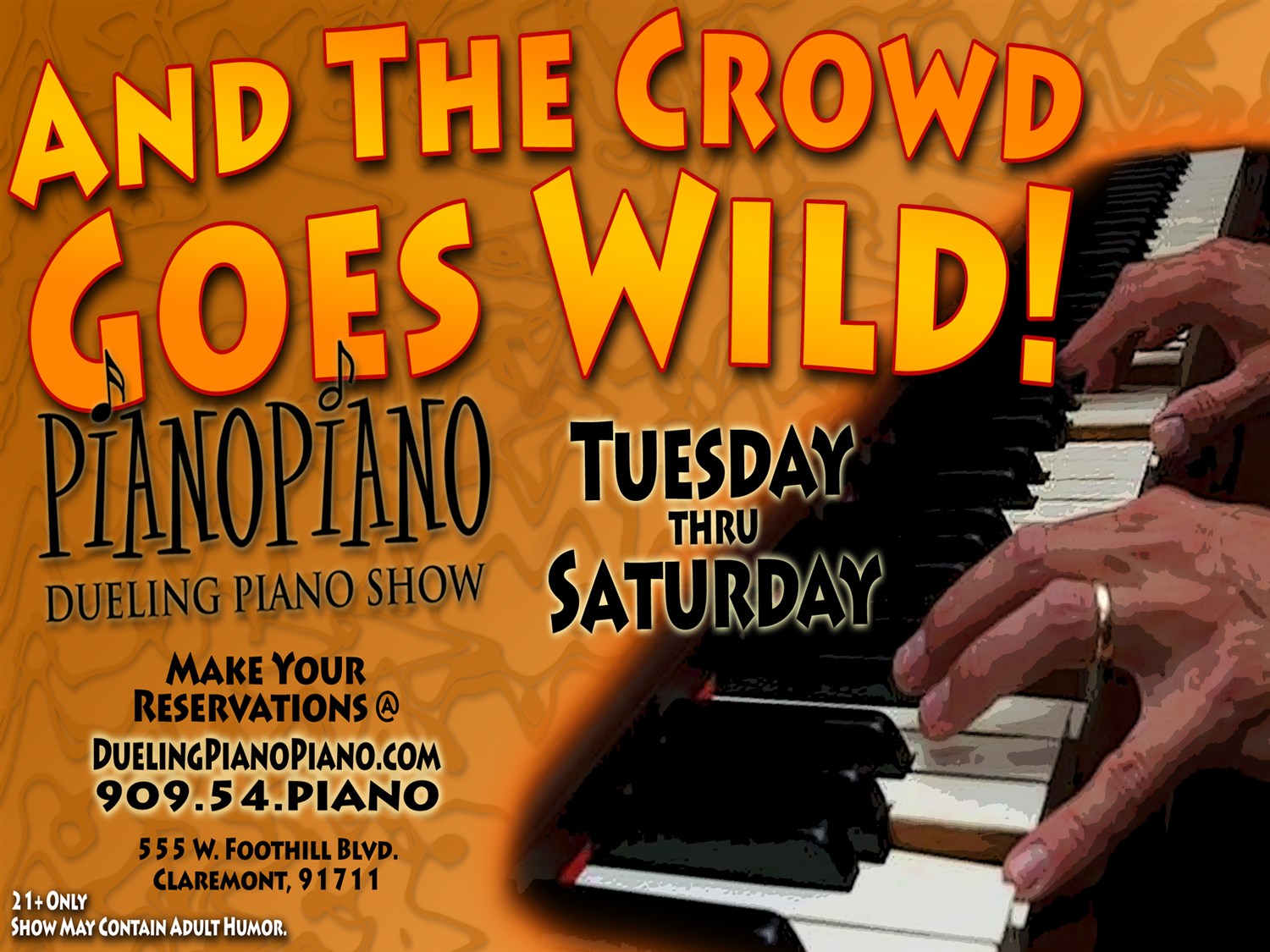 PianoPiano: Saturday Night Dueling Pianos! image
