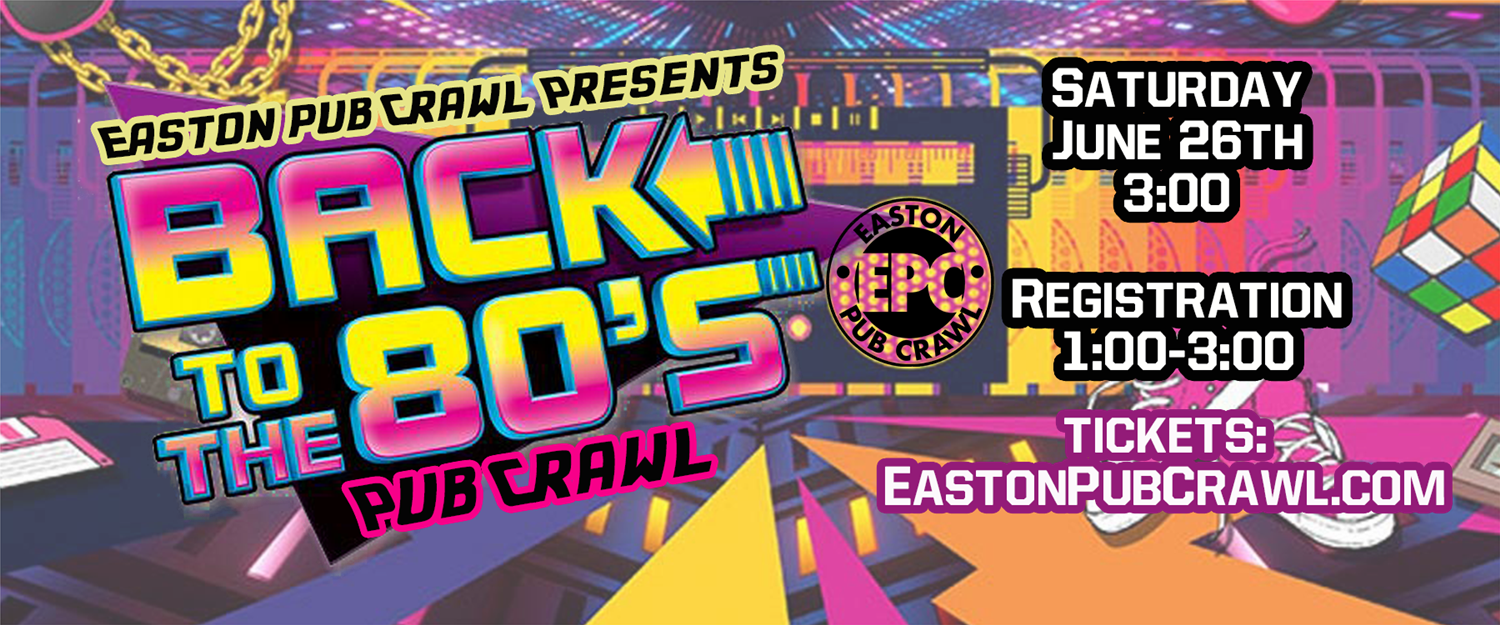 Back to the 80's Pub Crawl image