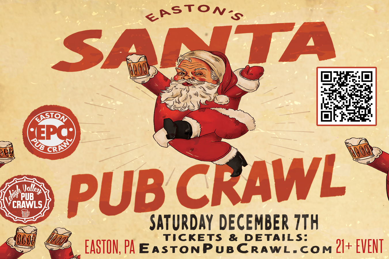 Easton's Santa Pub Crawl 2024 image