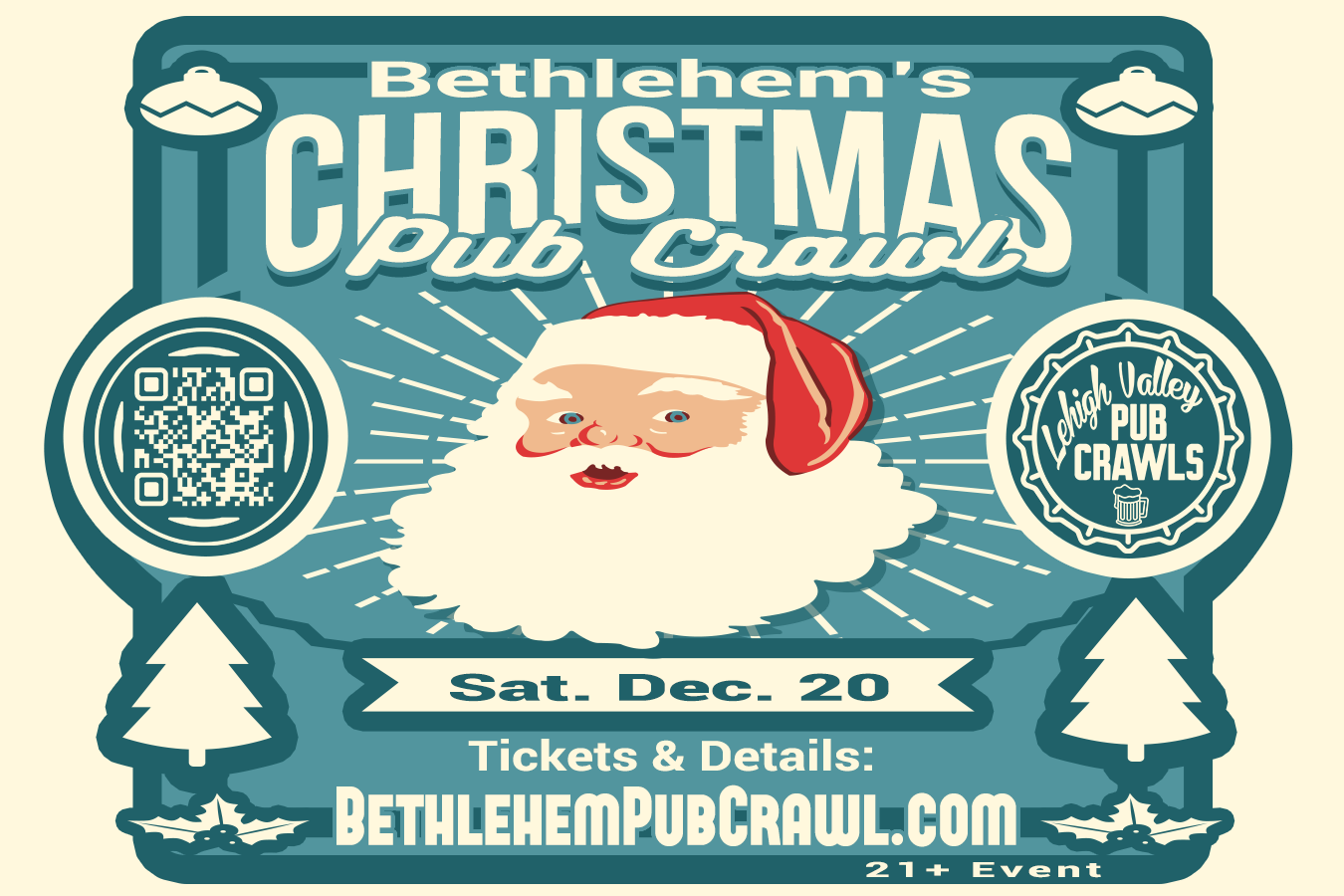 Bethlehem's Christmas Pub Crawl 2025 image