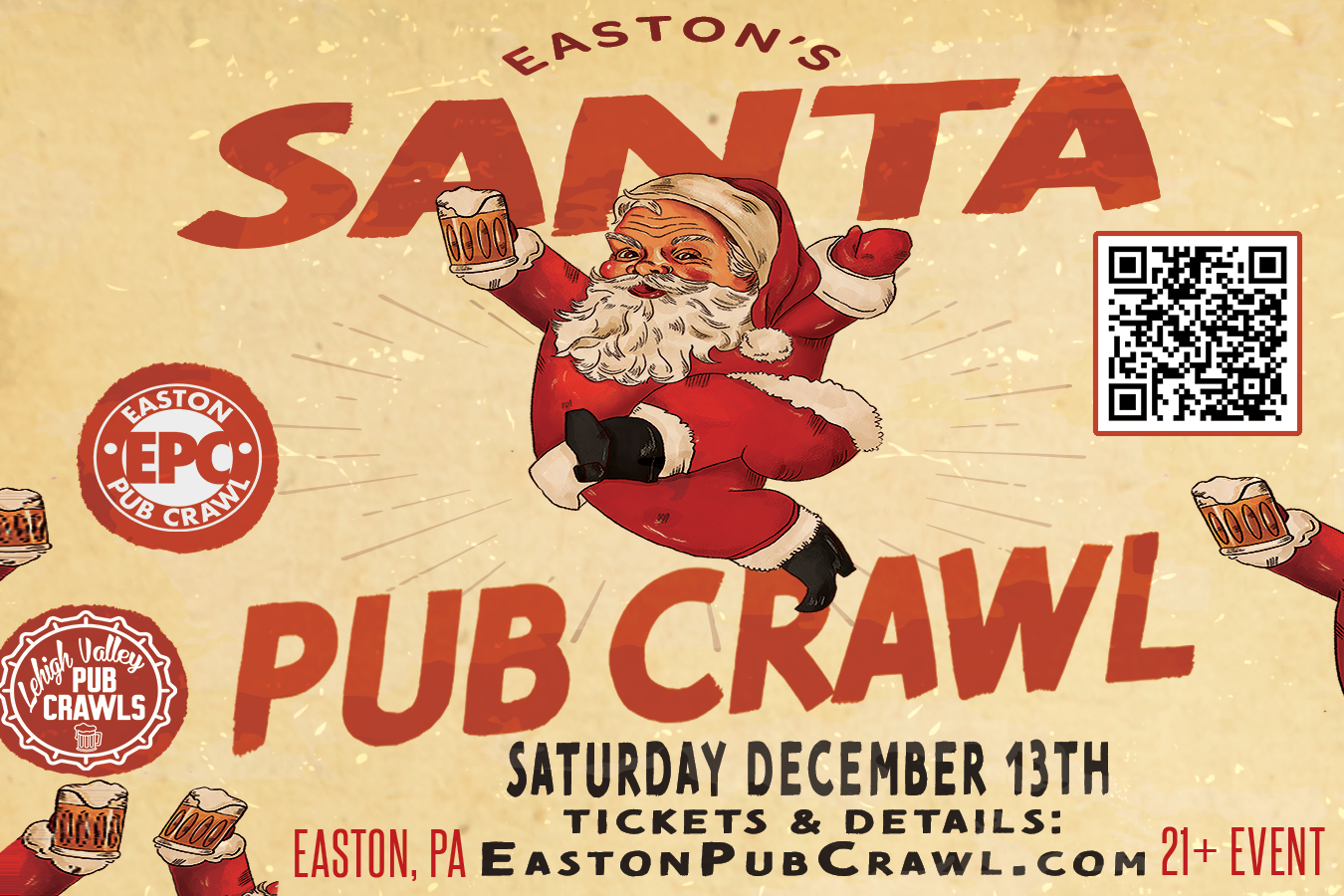 Easton's Santa Pub Crawl 2025 image