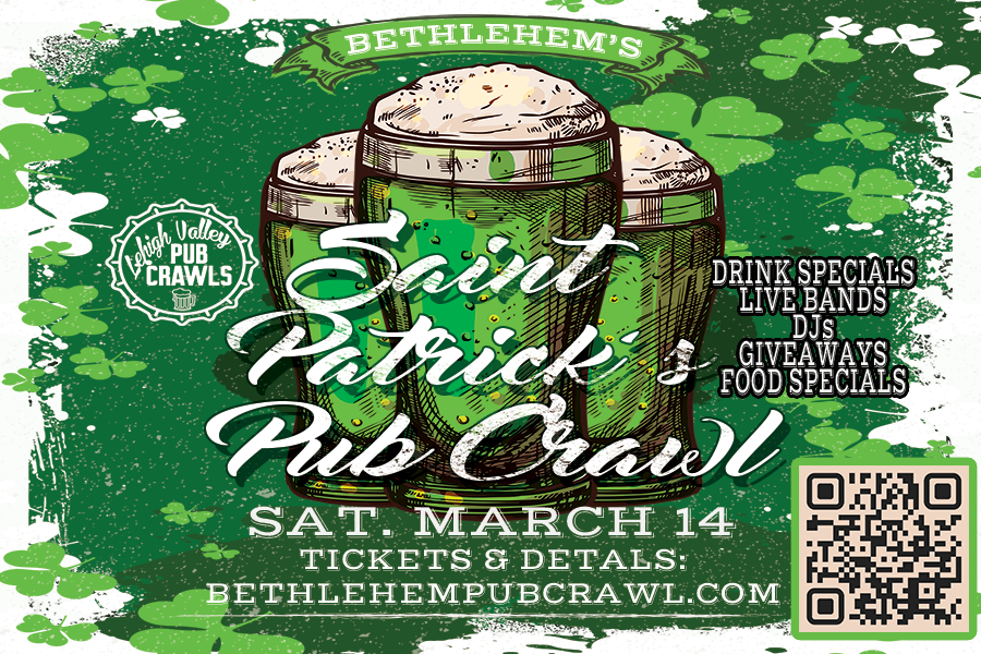 Bethlehem's St. Patrick's Pub Crawl 2026 image