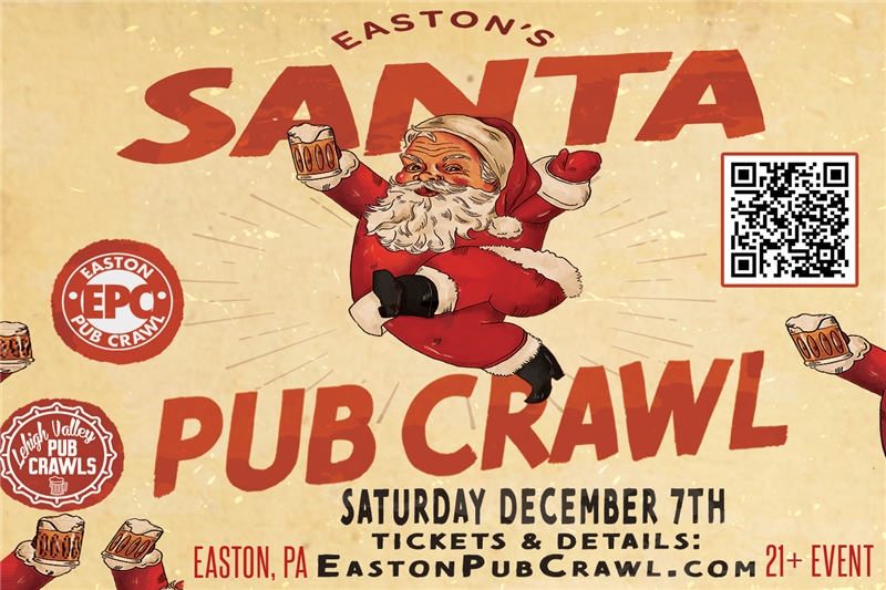 Easton's Santa Pub Crawl 2024