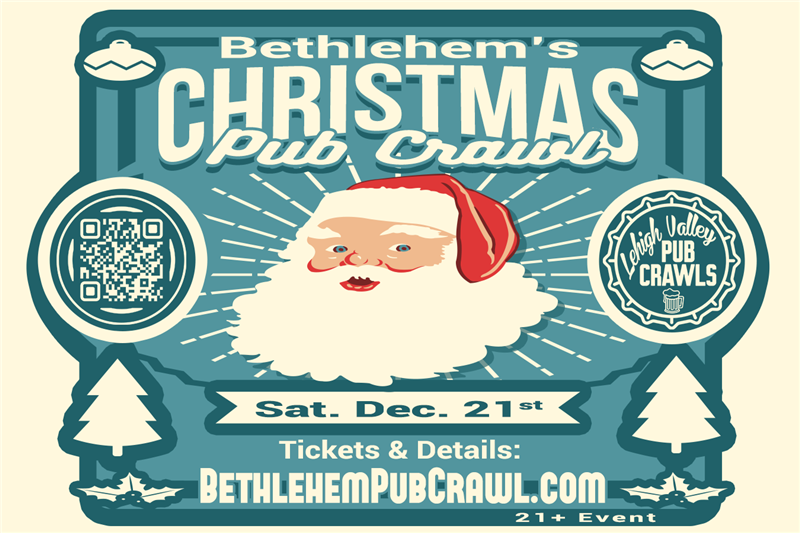 Bethlehem's Christmas Pub Crawl 2024