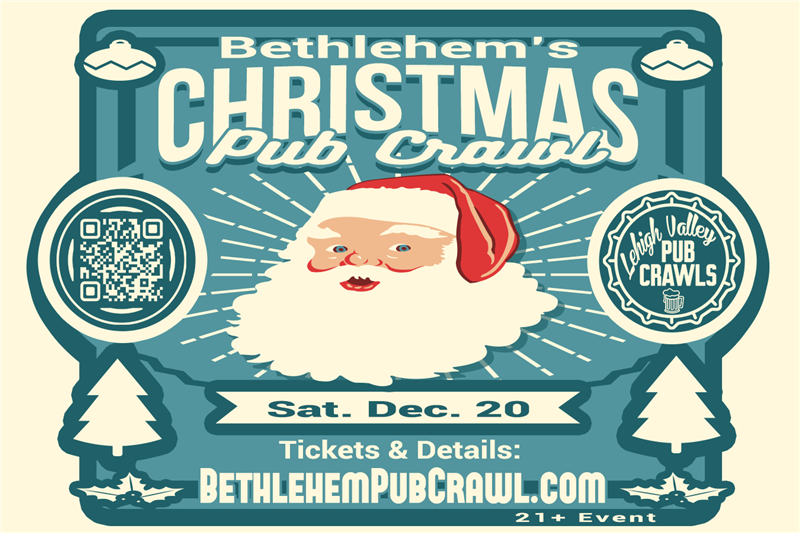 Bethlehem's Christmas Pub Crawl 2025