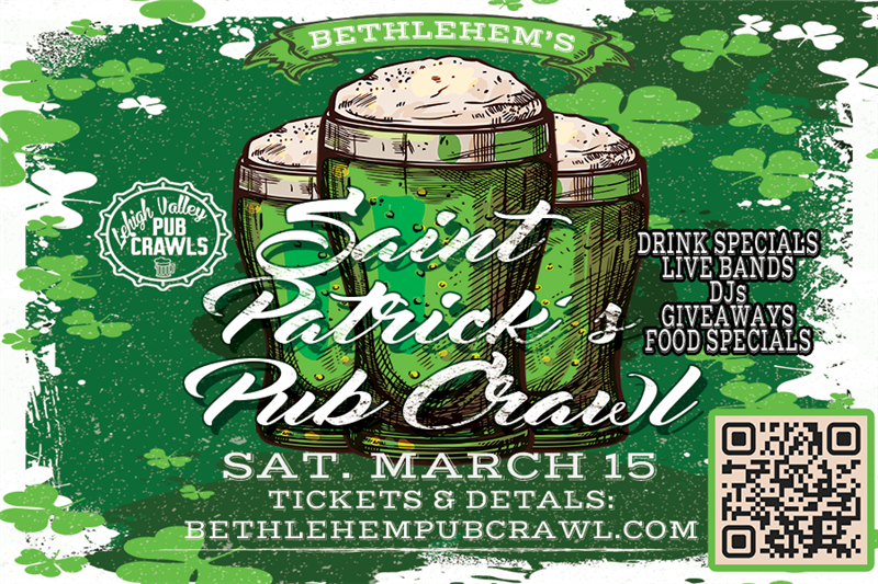 Bethlehem's St. Patrick's Pub Crawl 2025