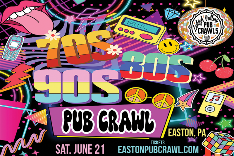 Easton's 70s, 80's & 90's Pub Crawl 2025