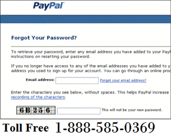 18885850369 Reset Recover Paypal Password Security Question