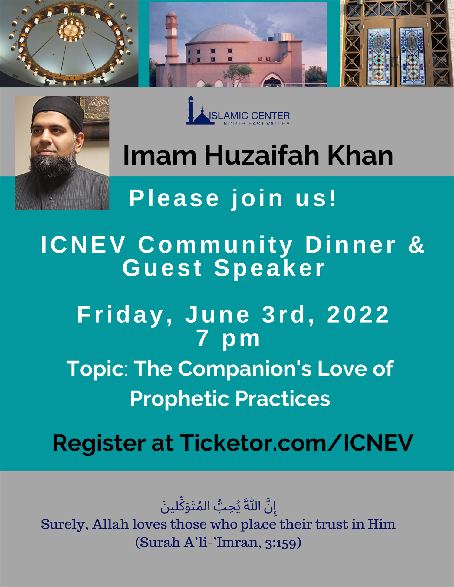 ICNEV Community Dinner & Guest Speaker image