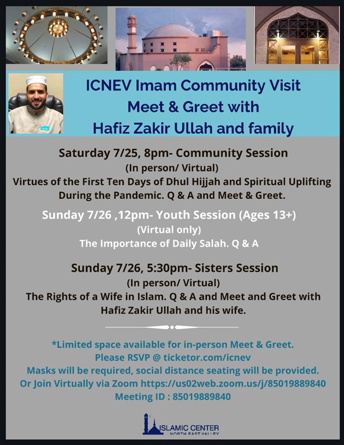 ICNEV Women Event: Meet & Greet with Hafizh Zakir Ullah and