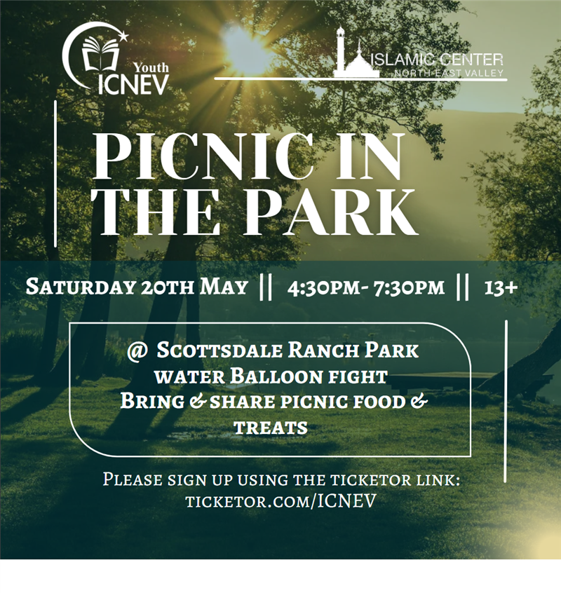 Youth picnic in the park