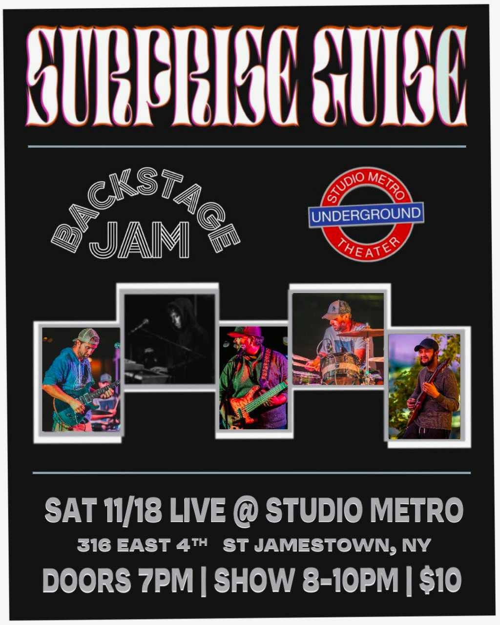 Back Stage Jam Series featuring SUPRISE GUISE. image