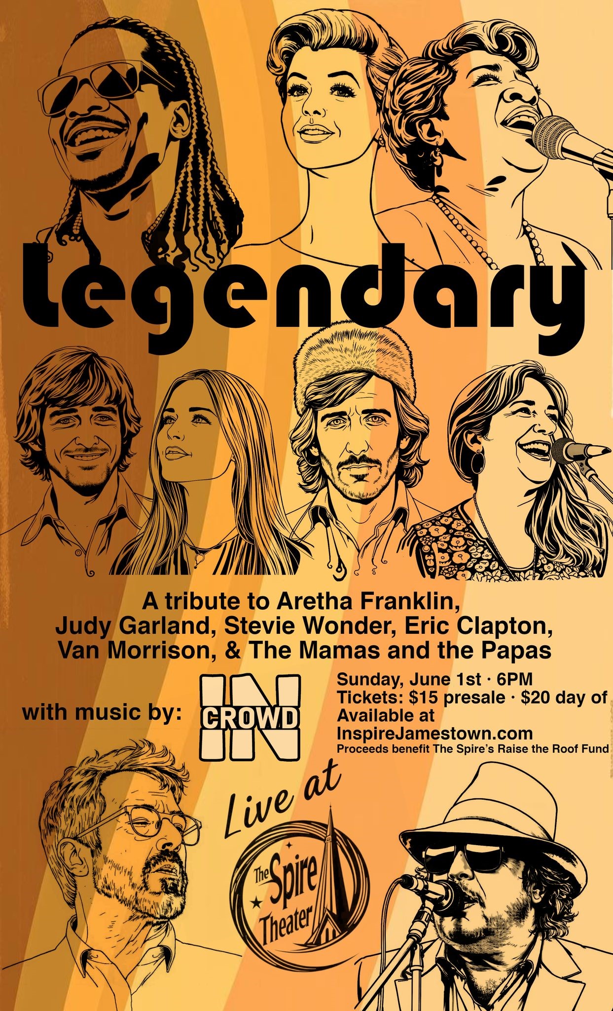 LEGENDARY A Tribute to Iconic Voices flyer