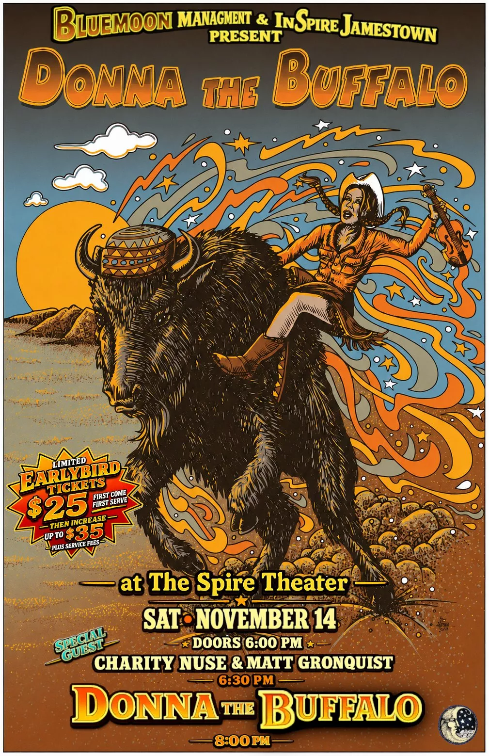 Donna the Buffalo with Special Guests Charity Nuse & Matt Grönquist image