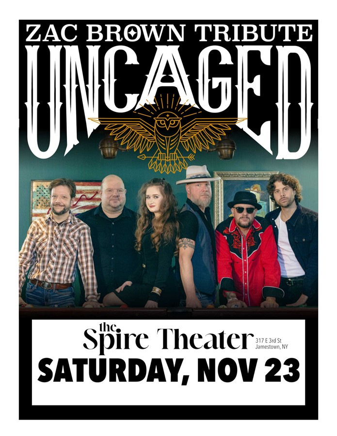 UNCAGED (Zac Brown Tribute) Sat. Nov. 23 8pm