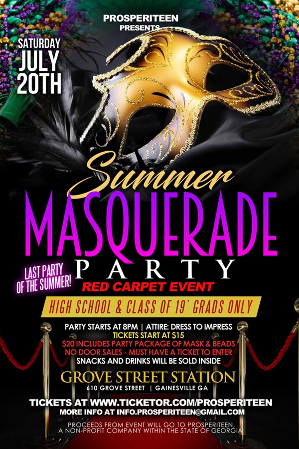 Summer Masquerade Party