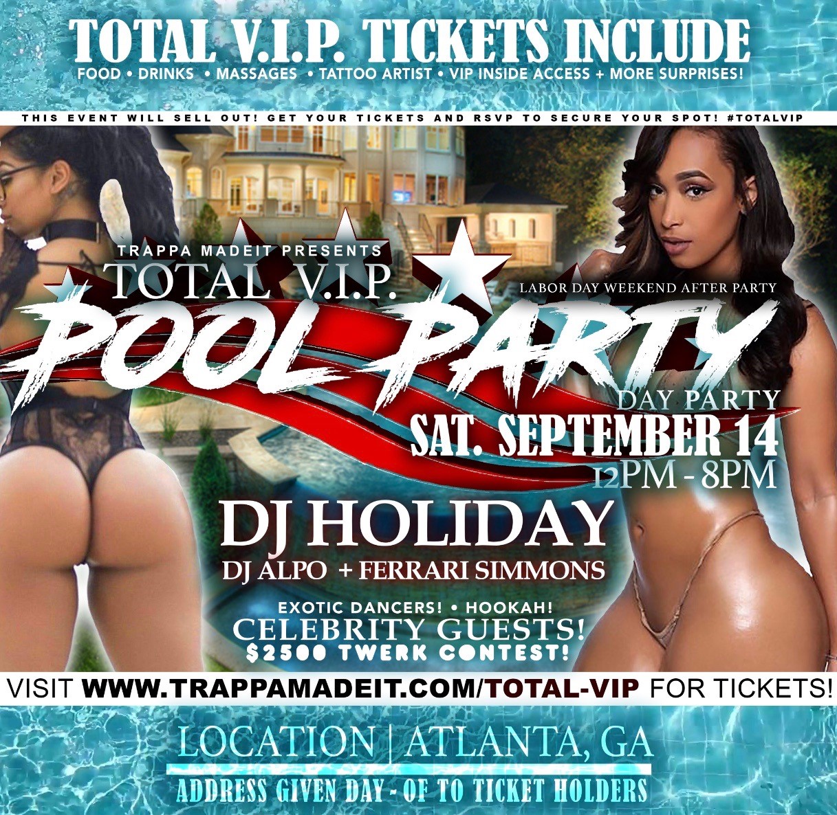 Total V.I.P Pool Party image