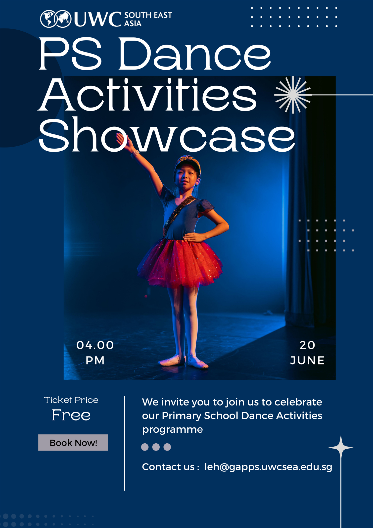 PS Dance Activities Showcase (East)  on Jun 20, 16:00@Black Box @ UWCSEA East - Buy tickets and Get information on UWCSEA Ticket Hub uwcsea