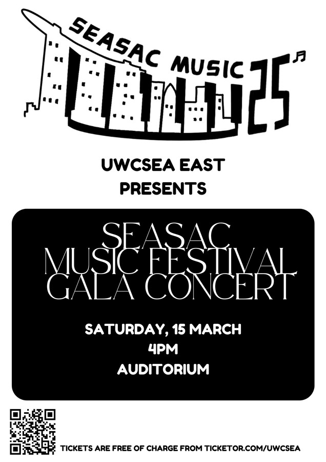 Get Information and buy tickets to UWCSEA East Music presents: SEASAC Music Festival Gala Concert  on UWCSEA Ticket Hub