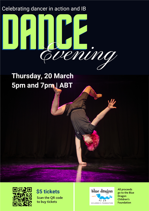 Get Information and buy tickets to Dance Evening - 5pm Dover Dancer in Action and IB dance on UWCSEA Ticket Hub