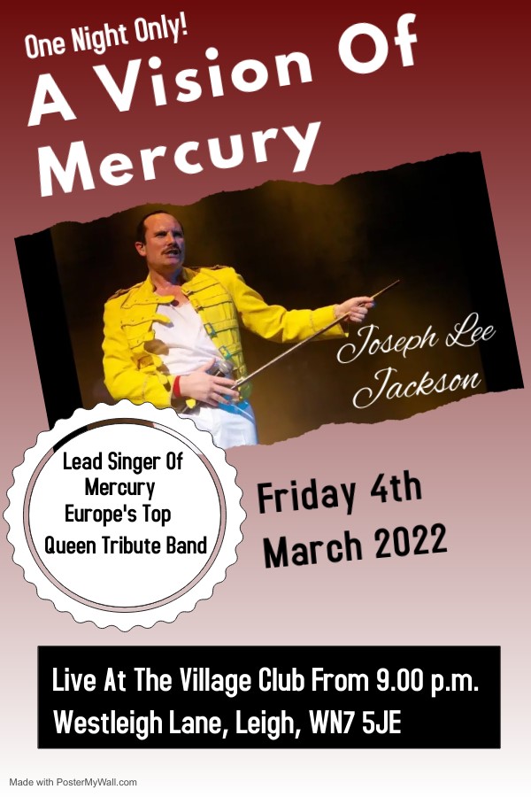 Get Information and buy tickets to A Vision Of Mercury - Joseph Lee Jackson  on Ace Entertainment Leigh