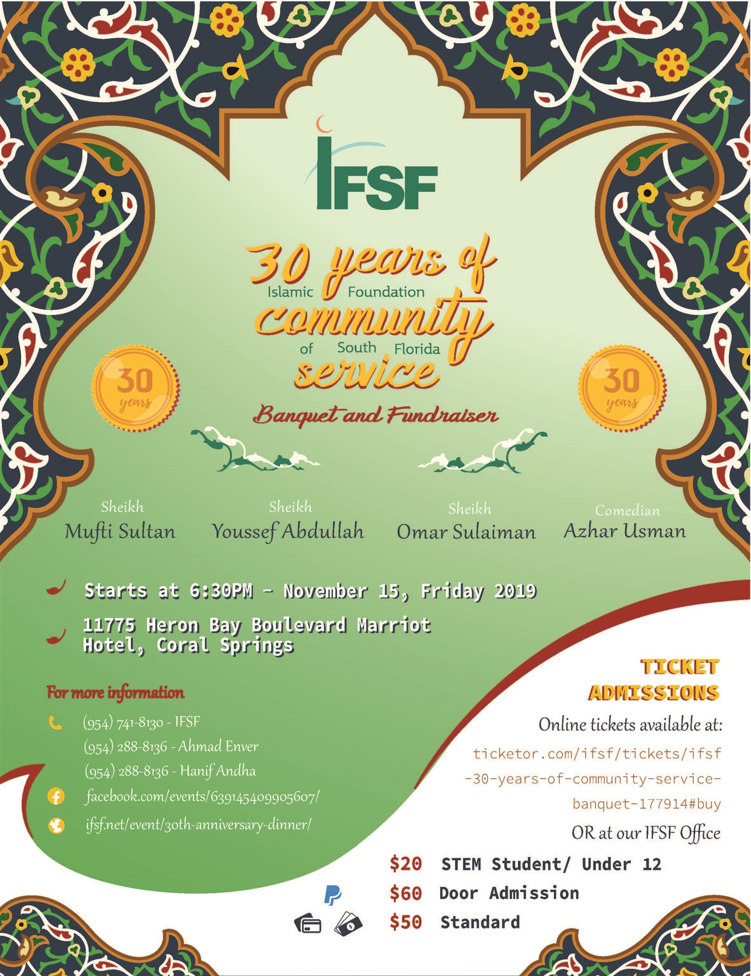 IFSF 30 years of community service banquet image