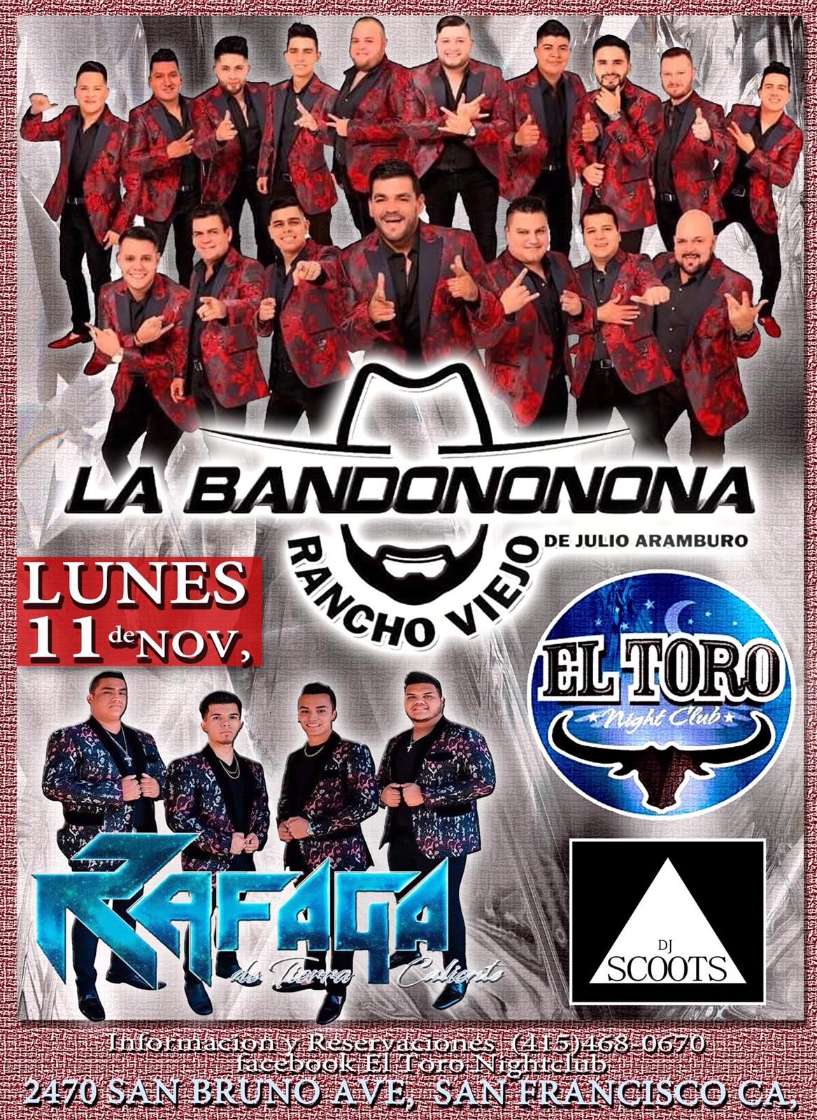 La Bandonona Rancho Viejo | Lunes 11 de Noviembre image