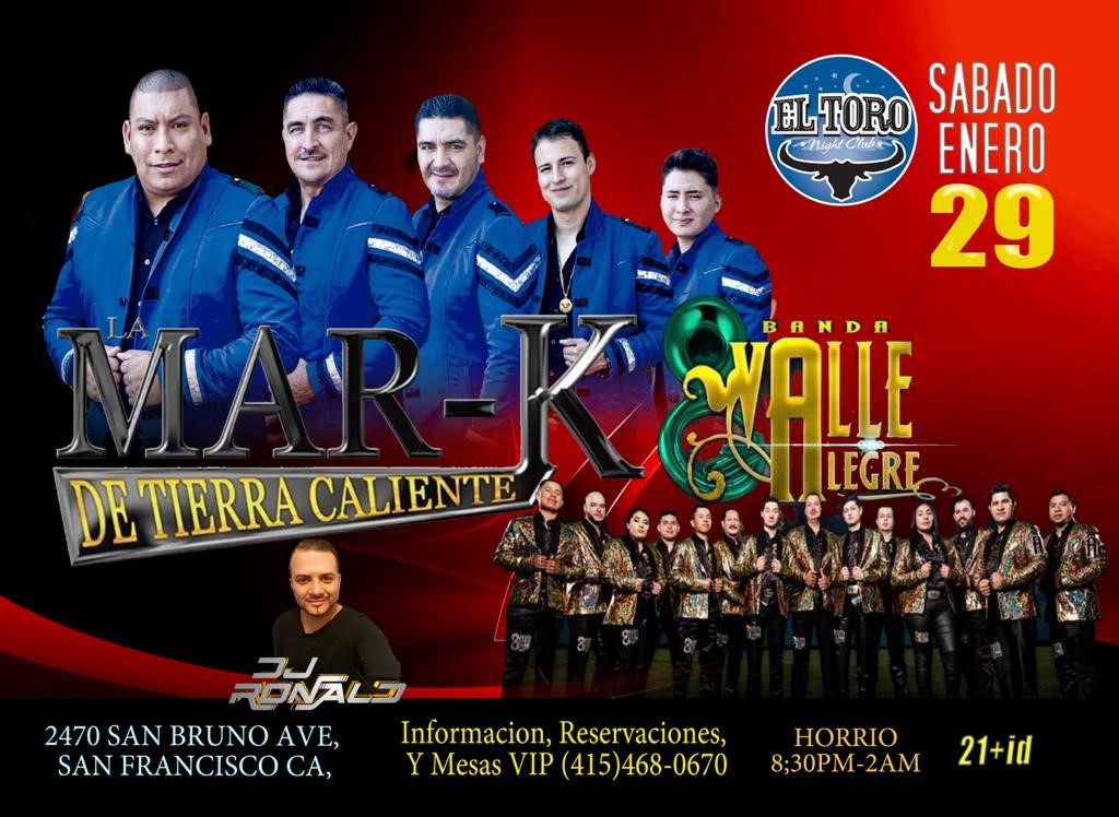 MAR-K  on Jan 29, 20:00@El Toro Night CLub - Buy tickets and Get information on www.eltoronightclub.com 