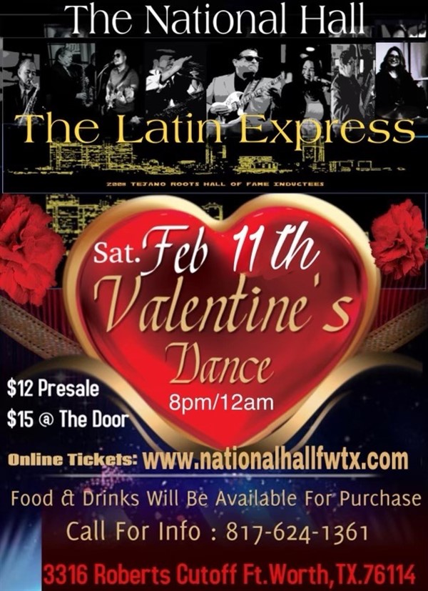 Get Information and buy tickets to Latin Express Valentine