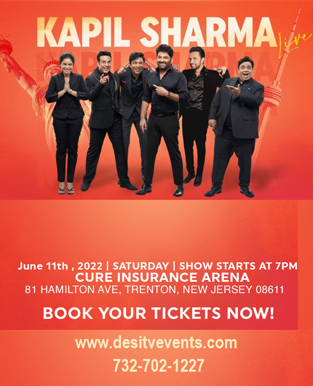 Kapil Sharma Live In Concert in New Jersey Kapil Sharma Live In Concert in New Jersey on Jun 11, 19:00@Cure  Arena - Buy tickets and Get information on Desi Events desievents.org