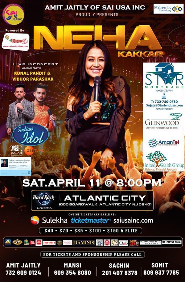 Neha Kakkar Live in Concert 2020 Live in NJ