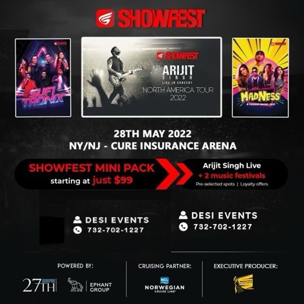 Get Information and buy tickets to Arijit Singh - Live in Concert @ Cure Arena New Jersey on Desi Events