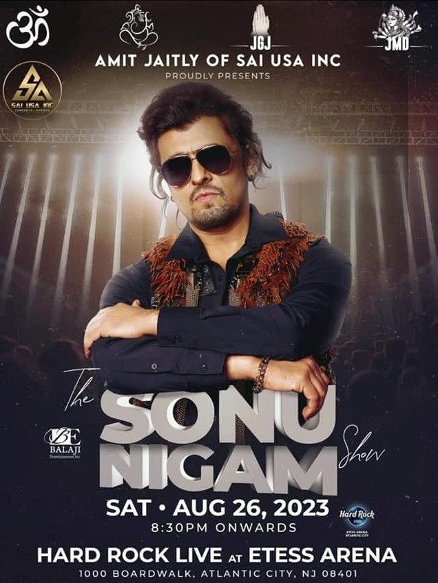 Get Information and buy tickets to Sonu Nigam 2023 Live Concert- New Jersey  on Desi Events