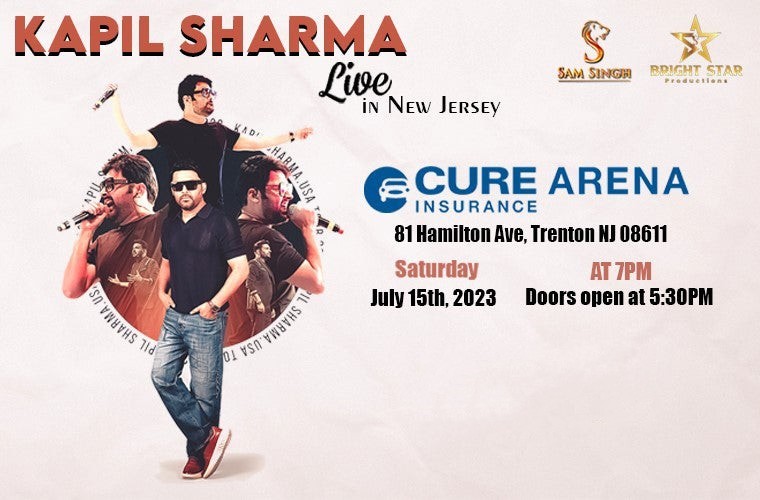 Get Information and buy tickets to Kapil Sharma 2023 Live in New Jersey!  on Desi Events