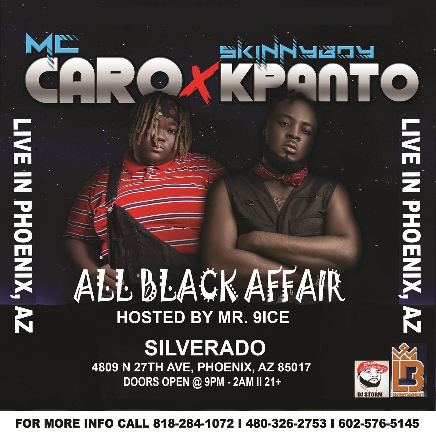 SKINNYBOY X MC CARO LIVE IN PHOENIX, AZ image