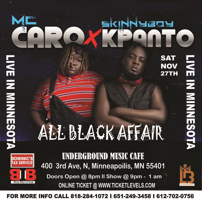 Skinnyboy X Mc Caro live in Minnesota image