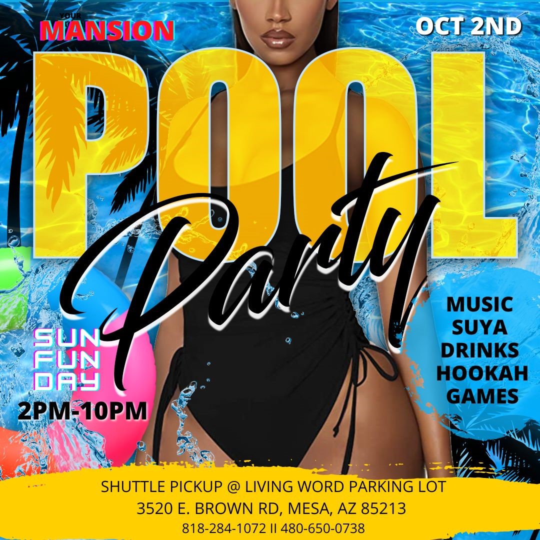 Mansion Pool Party image