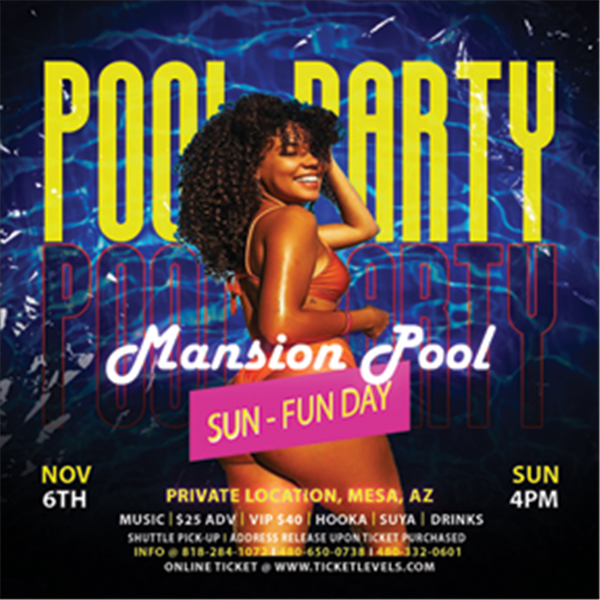 Mansion Pool Party
