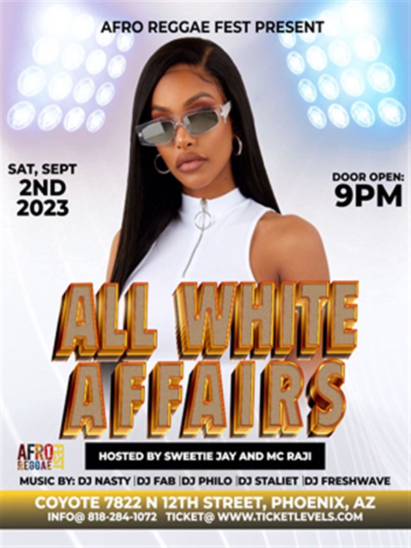 Afro Reggae Fest  All White Affairs