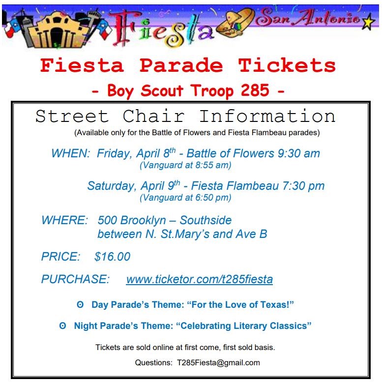 Fiesta Flambeau Night Parade Information