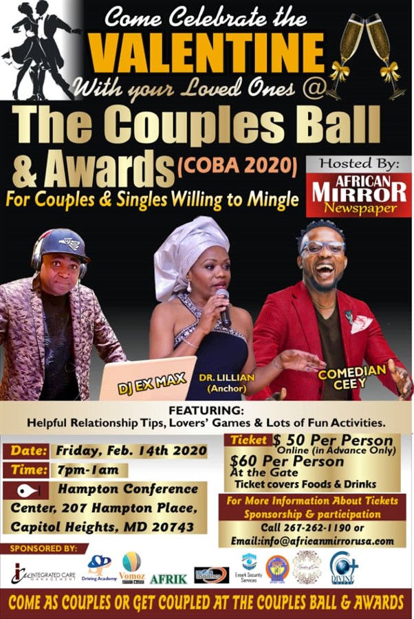 The Couples Ball & Awards (COBA 2020)